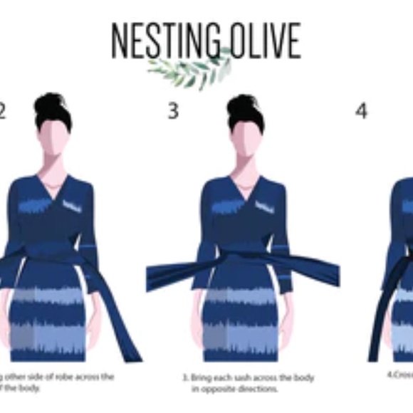 Nesting Olive - Ribbed Charcoal Robe (S/M) - Picture 3 of 7